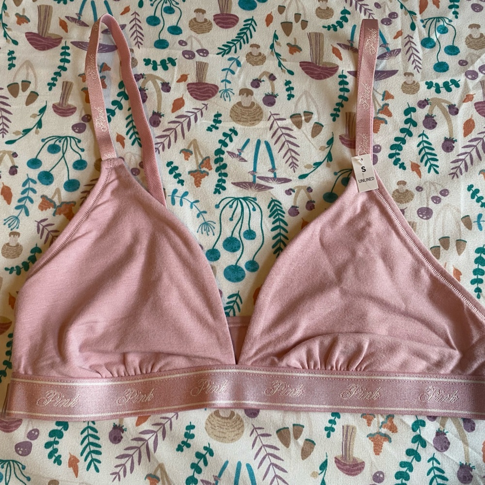 PINK Victoria's Secret Light Pink Bralette NWT